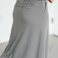 A-line Knit Midi Skirt Skirts