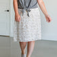 A-line Vintage Floral Midi Skirt FF Skirts