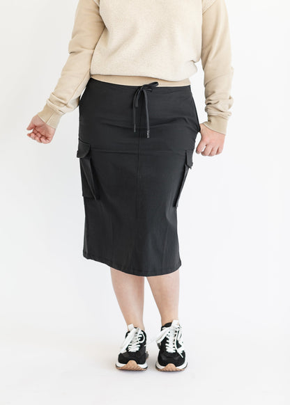 Adjustable Cargo Midi Skirt FF Skirts