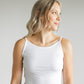 Adjustable Layering Cami Tops White / XS