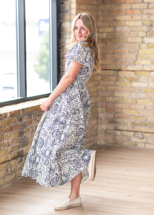 Alanna Square Neck Maxi Dress FF Dresses