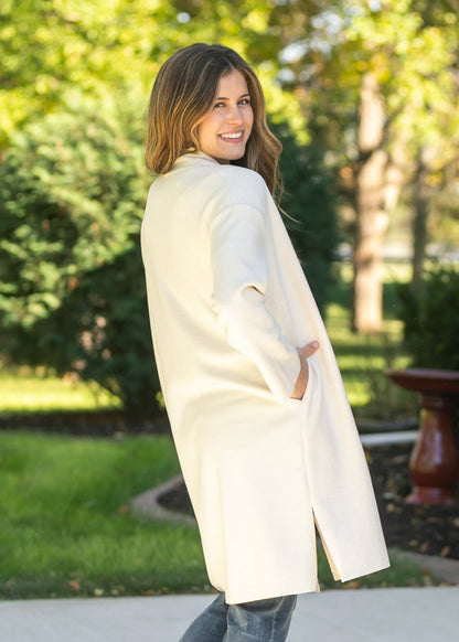 Alessia Shawl Collar Open Coat FF Tops