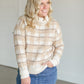 Ali Plaid Turtleneck Sweater FF Tops