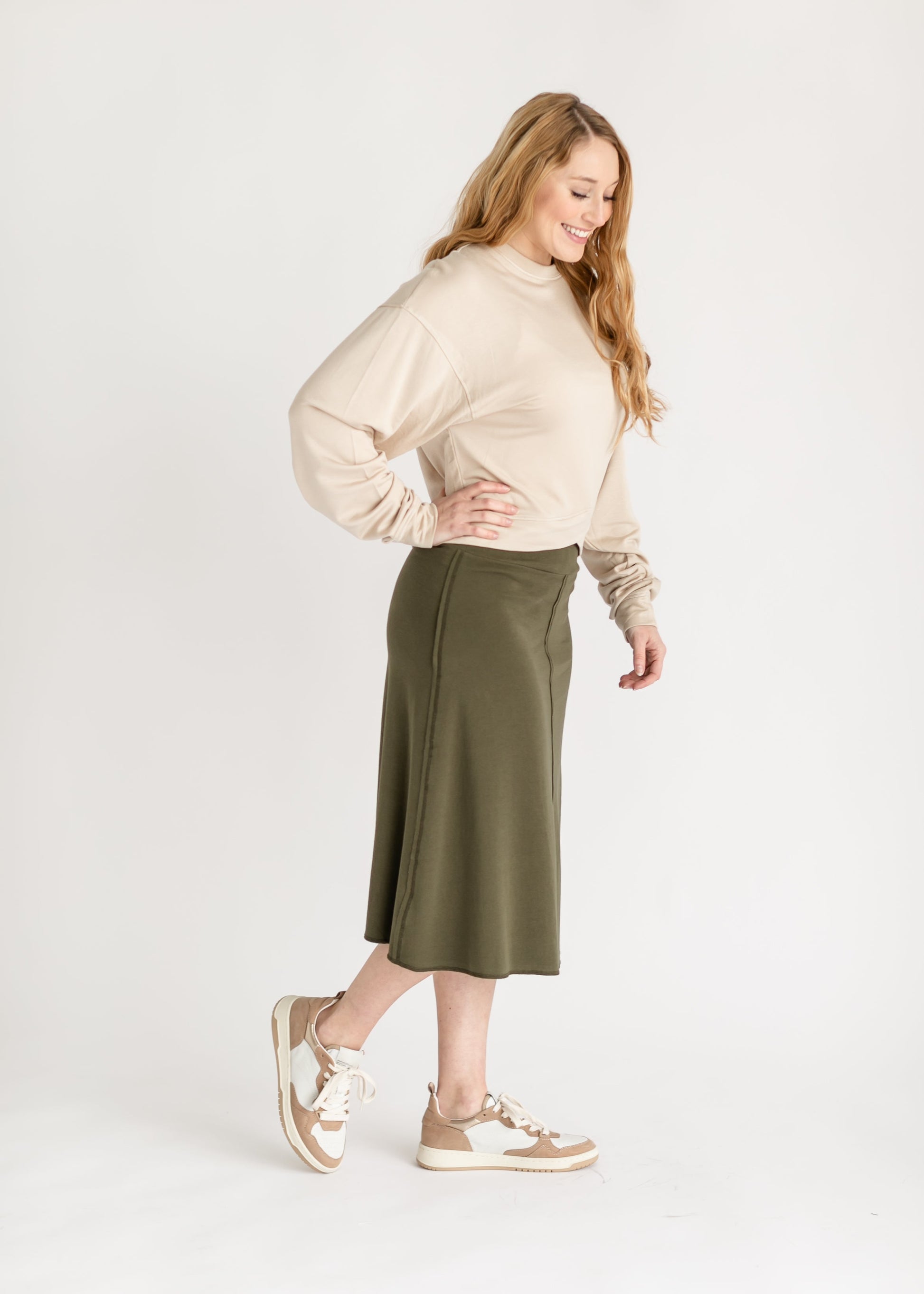 Allie Knit Midi Skirt IC Skirts