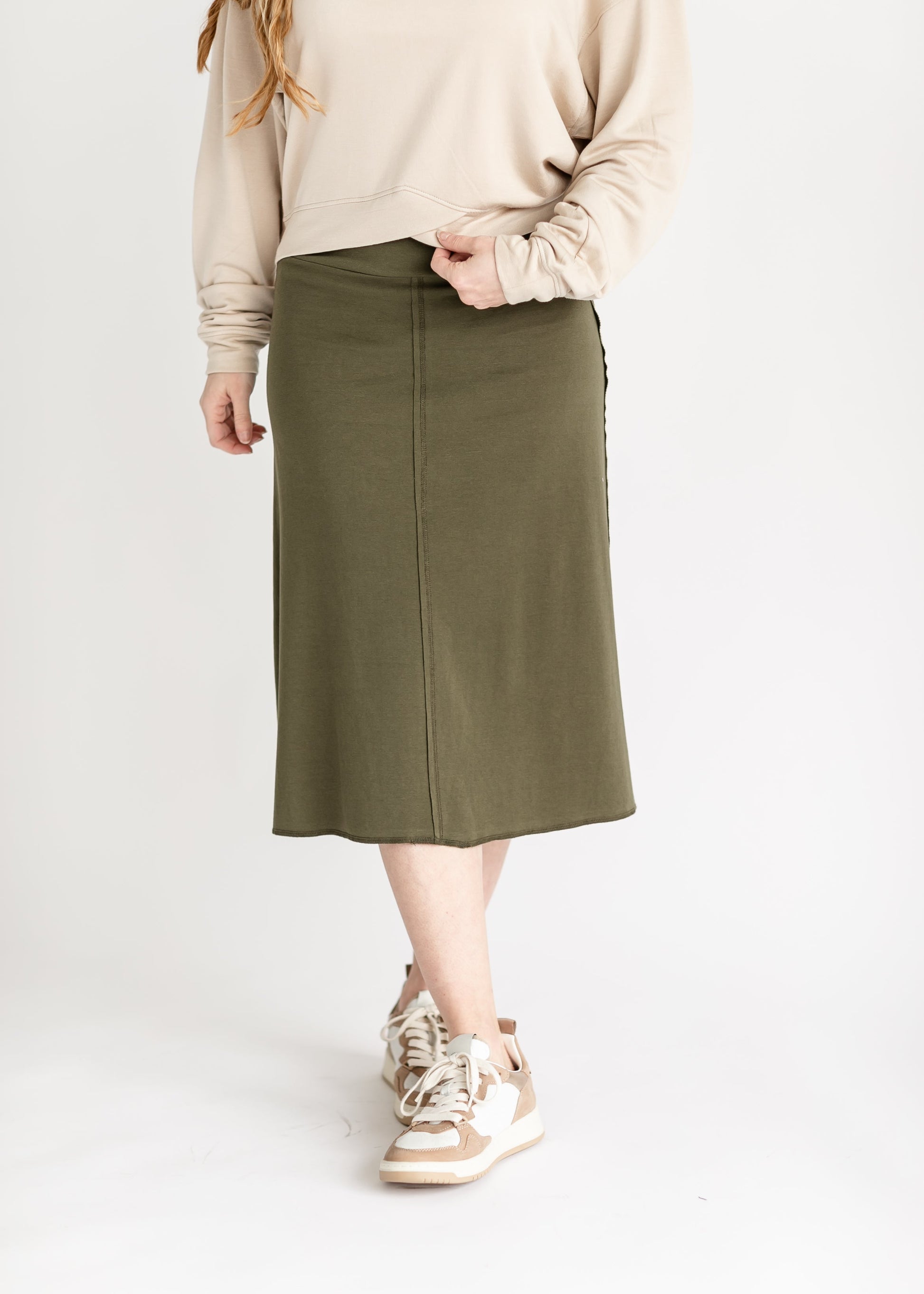Allie Knit Midi Skirt IC Skirts