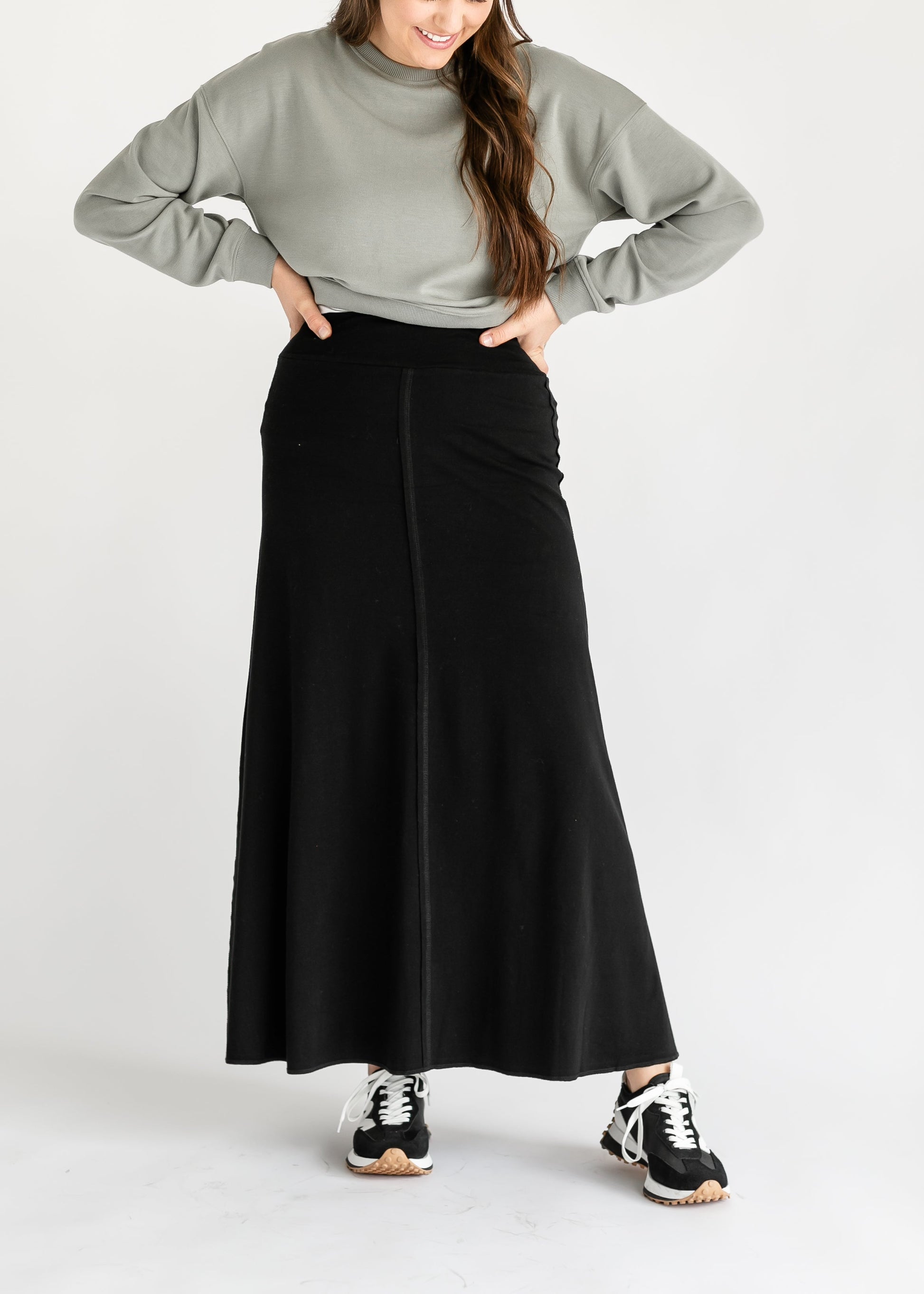 Allison Knit Maxi Skirt IC Skirts