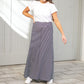 Allison Knit Maxi Skirt IC Skirts Navy Stripe / XS