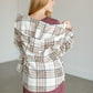 Almira Plaid Hooded Shacket FF Tops