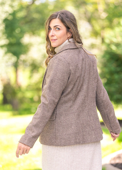 Ambition Houndstooth Blazer FF Layering Essentials