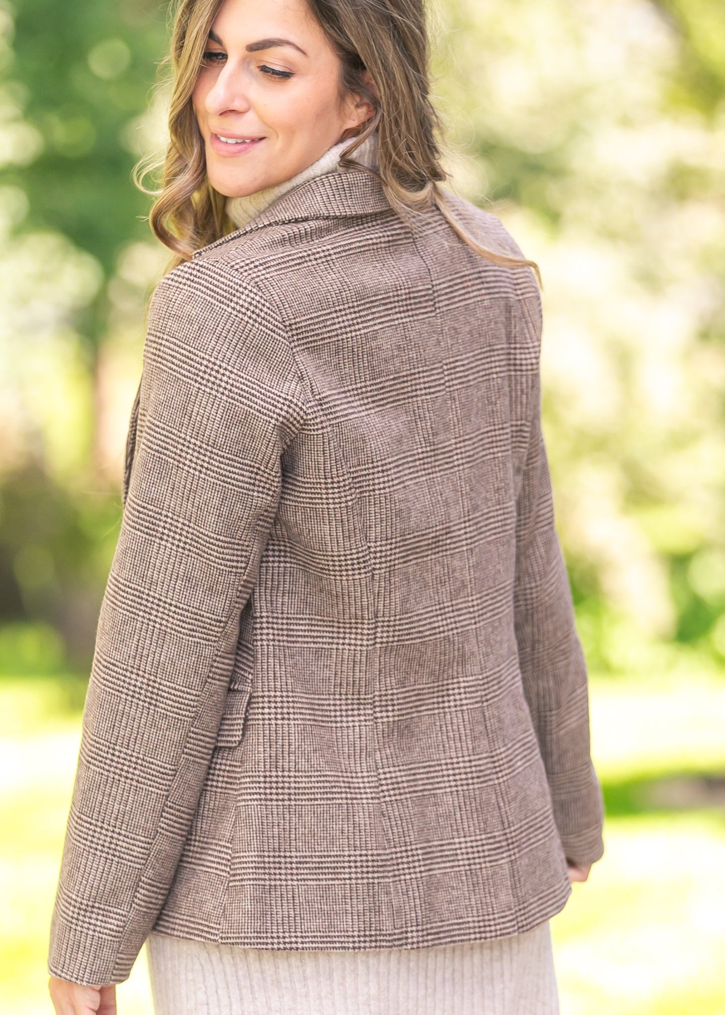 Ambition Houndstooth Blazer FF Layering Essentials