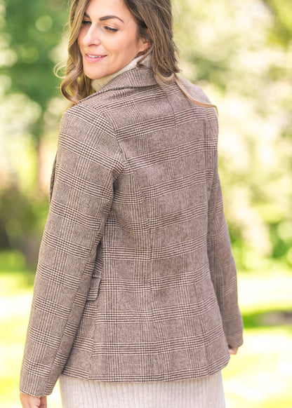 Ambition Houndstooth Blazer FF Layering Essentials