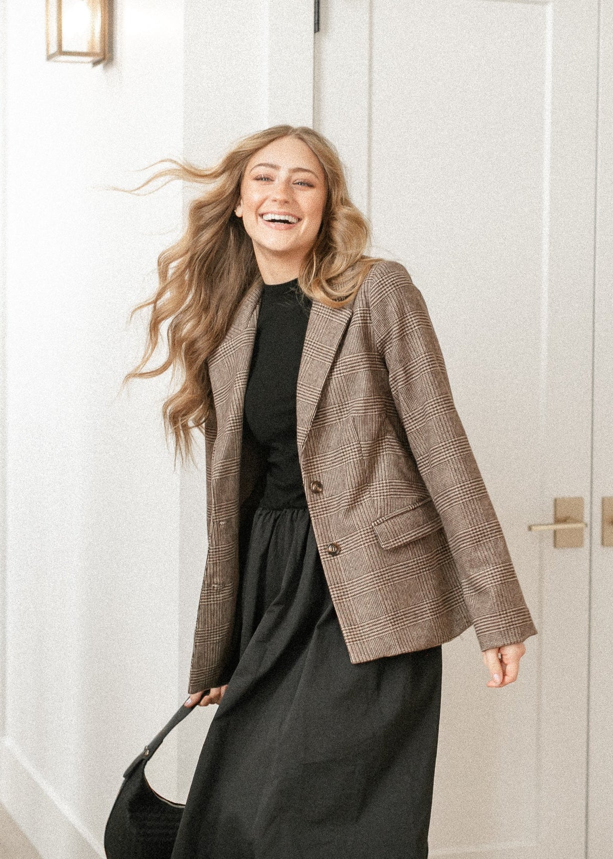 Ambition Houndstooth Blazer FF Layering Essentials