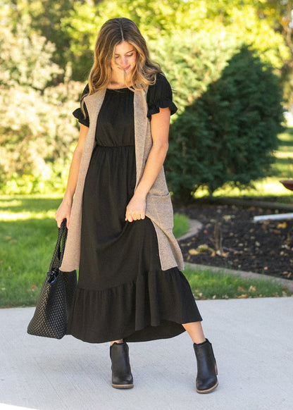Amy Puff Sleeve Maxi Dress IC Dresses