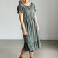 Amy Puff Sleeve Midi Dress IC Dresses