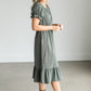 Amy Puff Sleeve Midi Dress IC Dresses