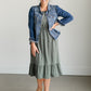 Amy Puff Sleeve Midi Dress IC Dresses