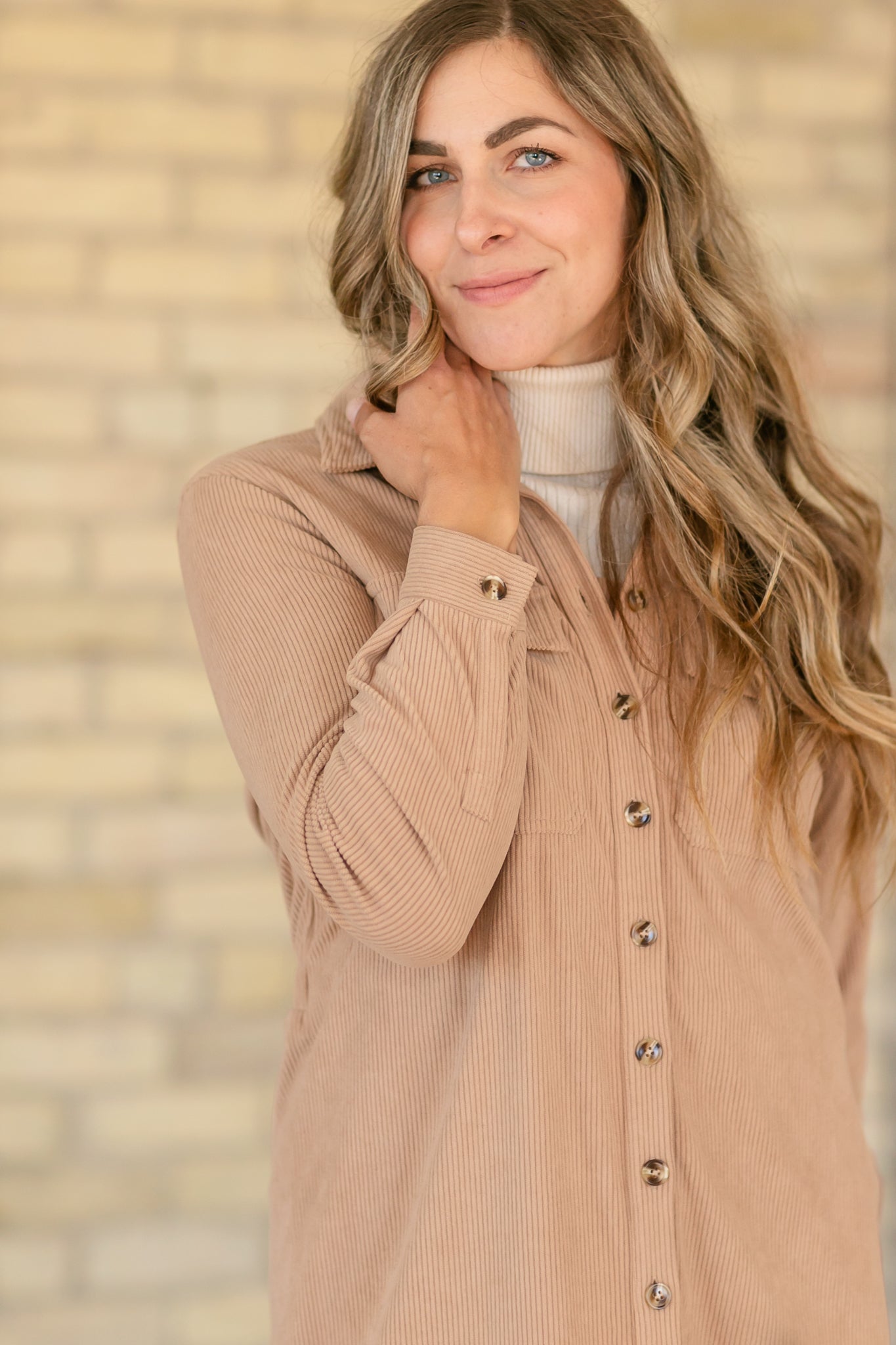Anika Corduroy Shirt Dress IC Dresses