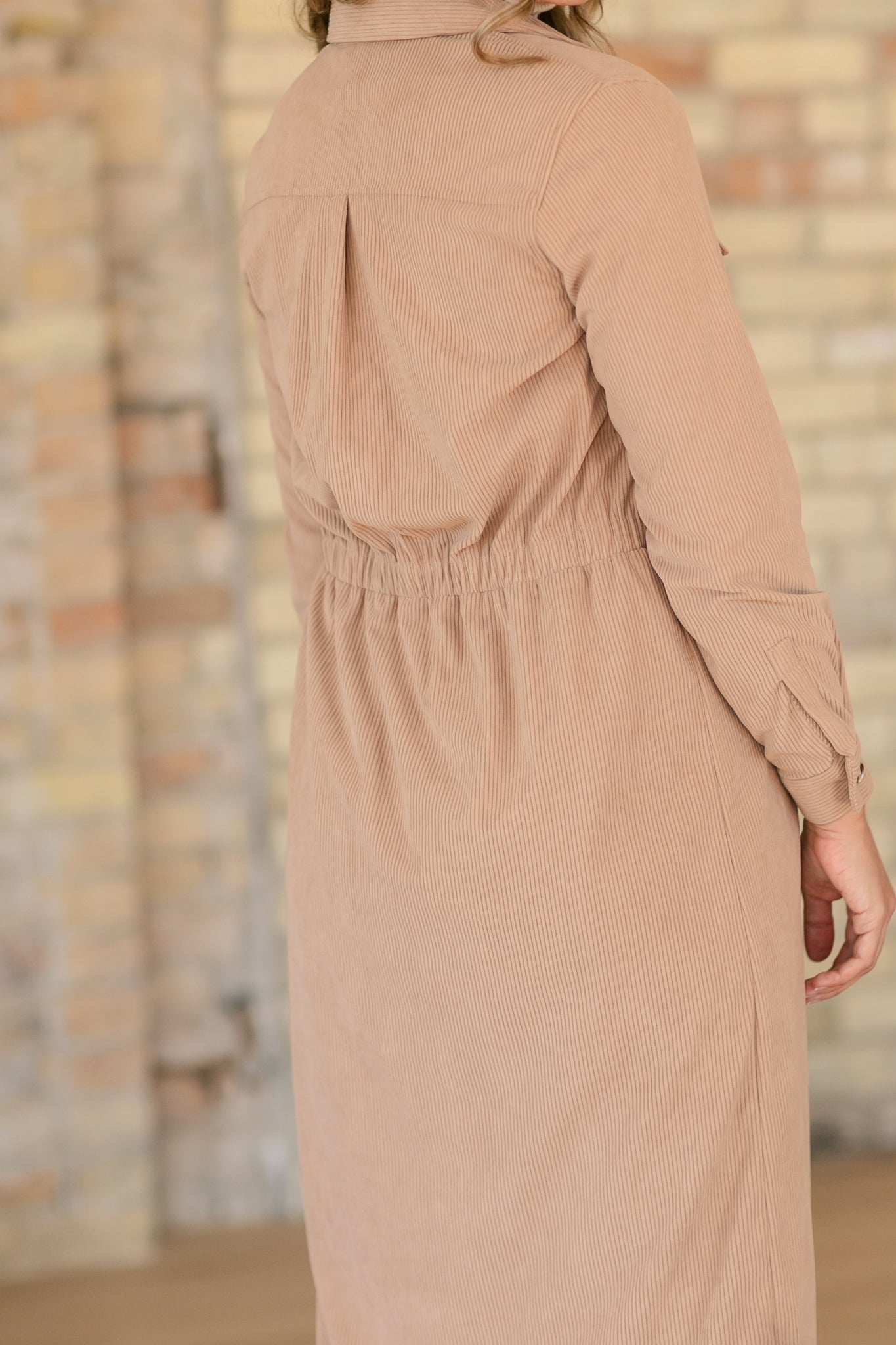 Anika Corduroy Shirt Dress IC Dresses