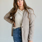 Anna Plaid Blazer FF Tops