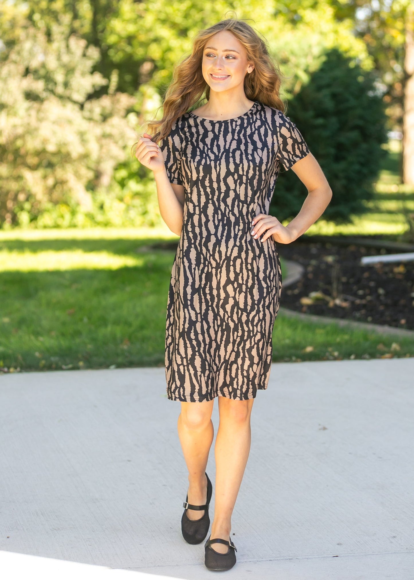 Annabella Shift Midi Dress IC Dresses