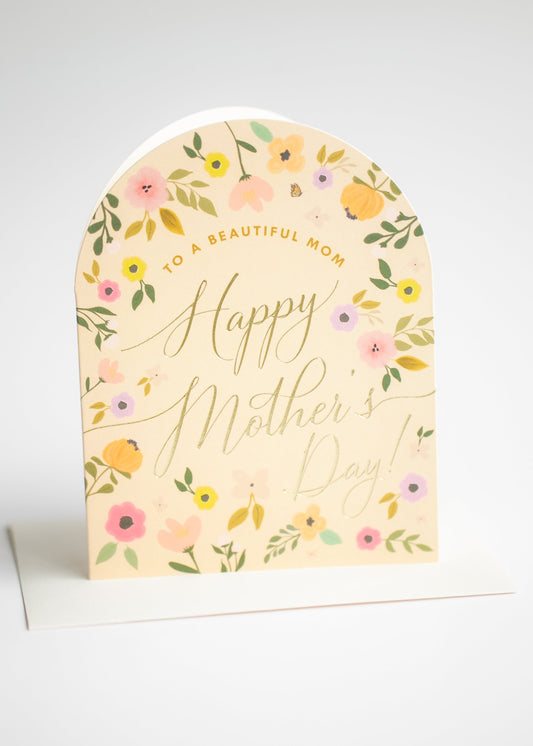 Arch Beautiful Mother's Day Floral Greeting Card Gifts