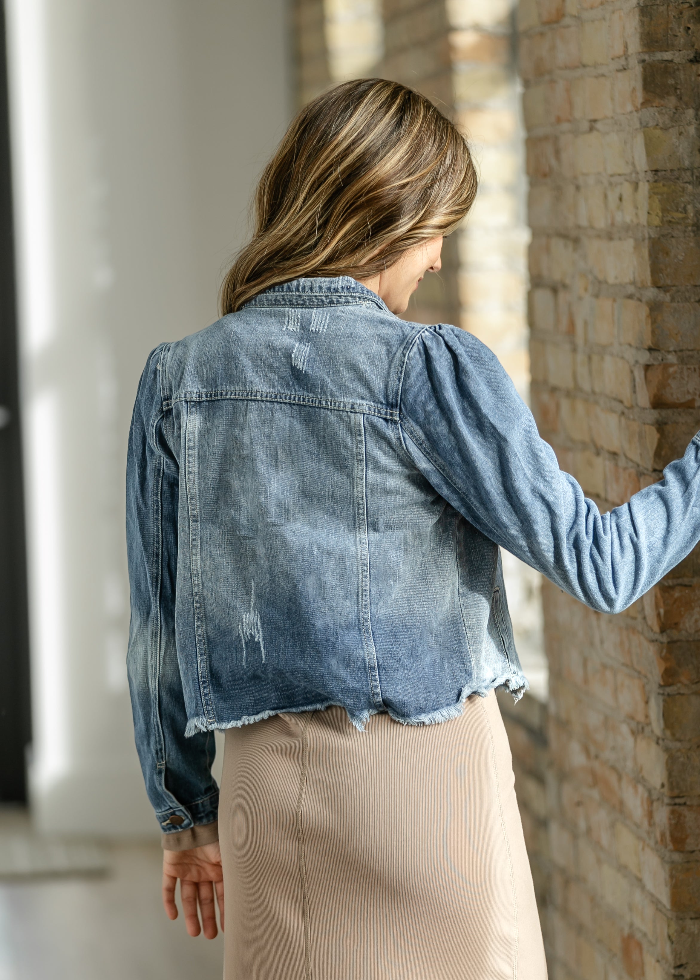 ジャケット・アウター Ariel Ariel Medium Wash Denim Jacket – Inherit Co.
