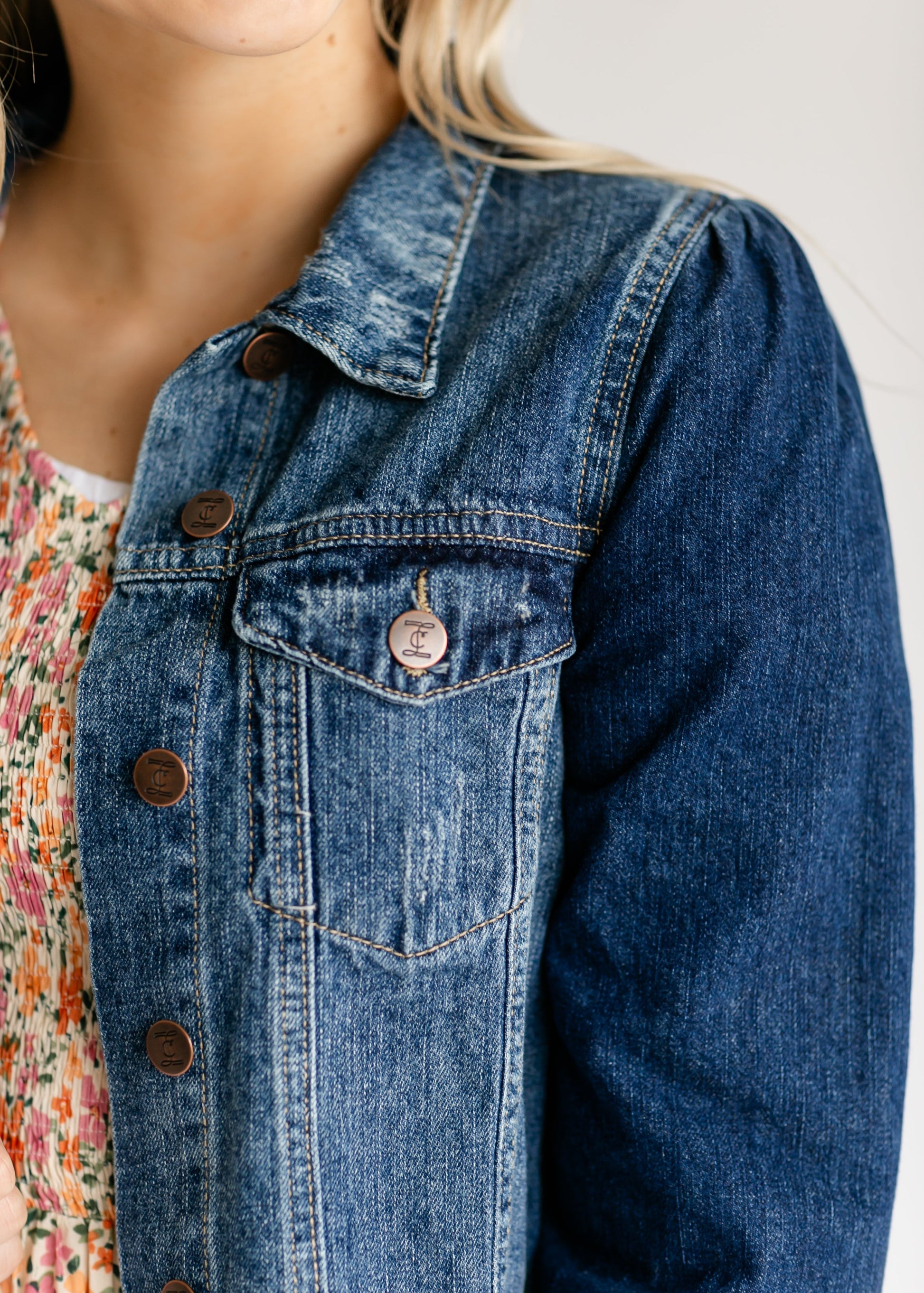 Ariel Denim Jacket IC Tops