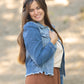 Ariel Medium Wash Denim Jacket IC Tops