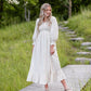 Ariella Long Sleeve Floral Smocked Maxi Dress IC Dresses