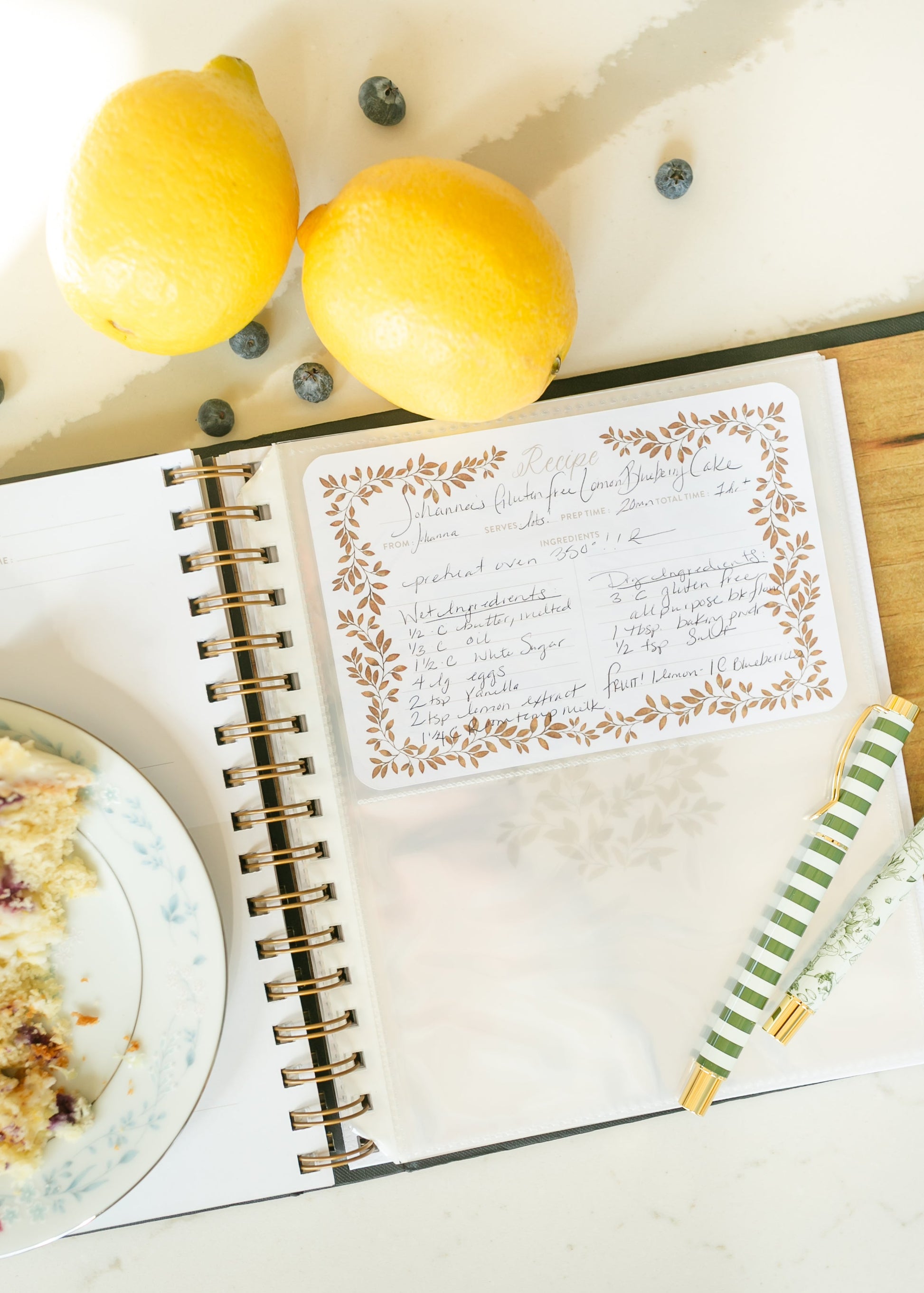 Around Our Table: Blank Recipe Book with Recipe Cards FF Home + Lifestyle