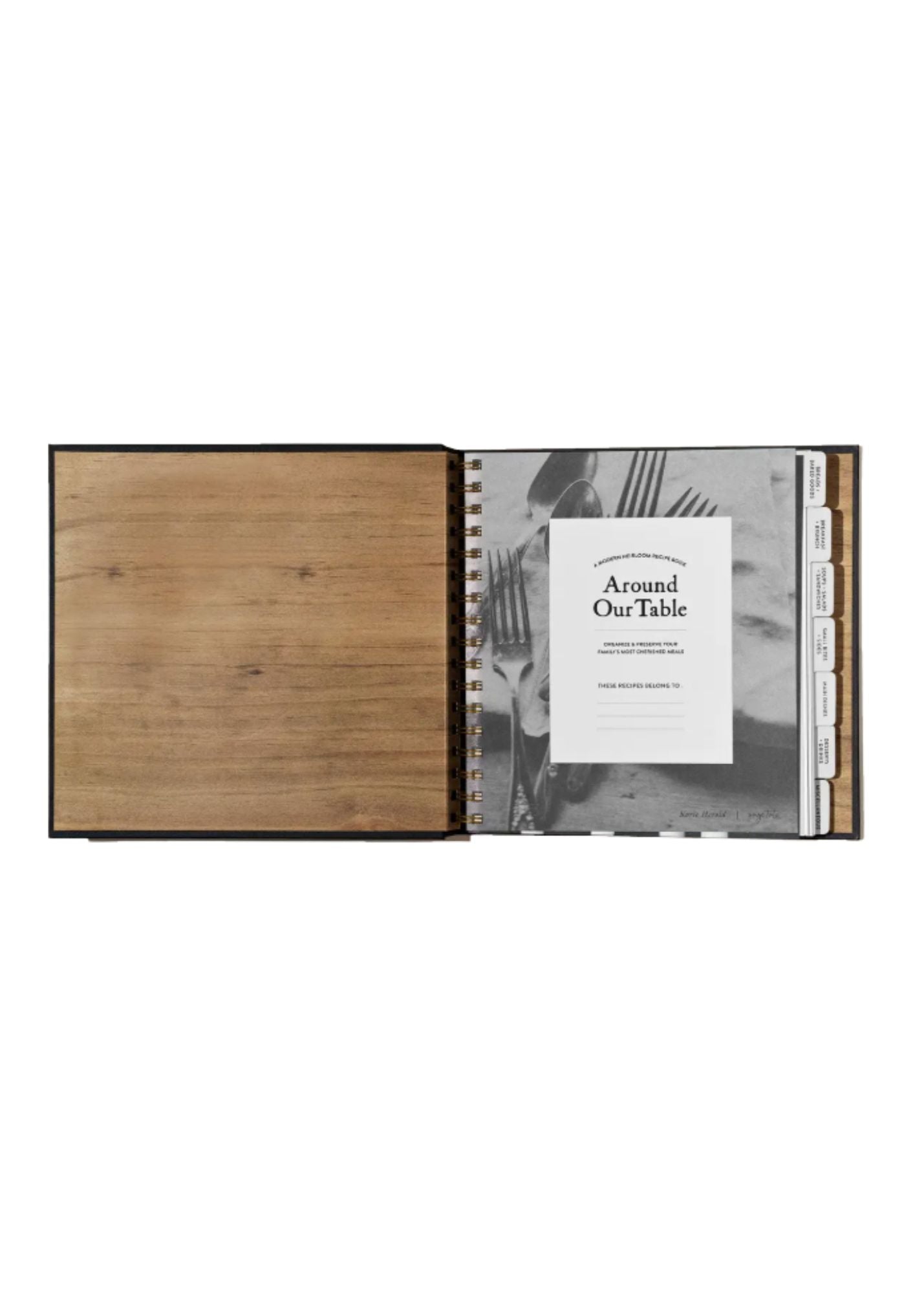 Around Our Table: Blank Recipe Book with Recipe Cards FF Home + Lifestyle