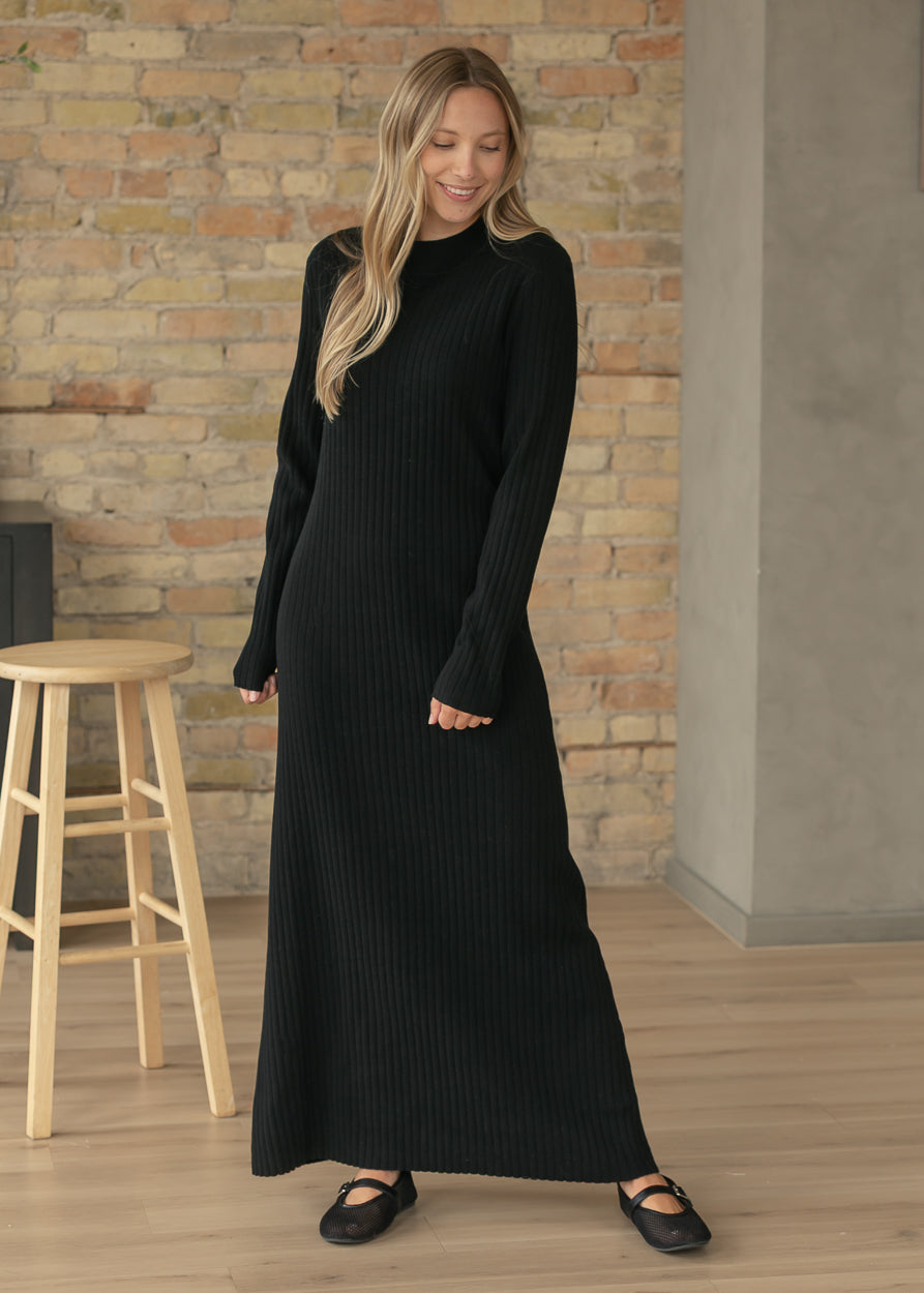 Ashdon Black Maxi Dress IC Dresses
