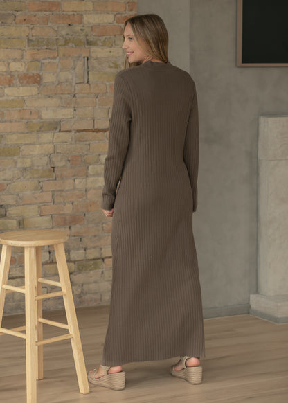 Ashdon Brown Maxi Dress IC Dresses