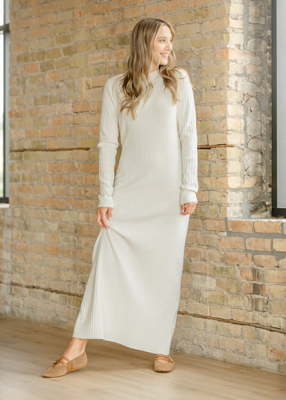 Ashdon Ribbed Maxi Dress FF Dresses