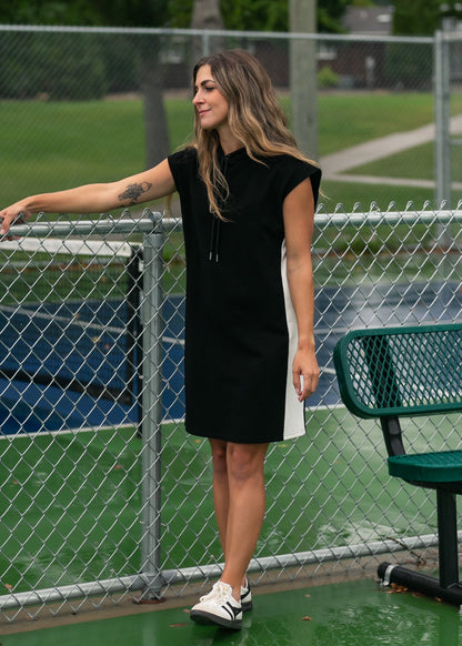 Asher Hooded Sweatshirt Dress FF Dresses