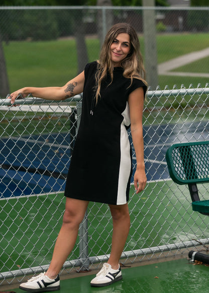 Asher Hooded Sweatshirt Dress FF Dresses