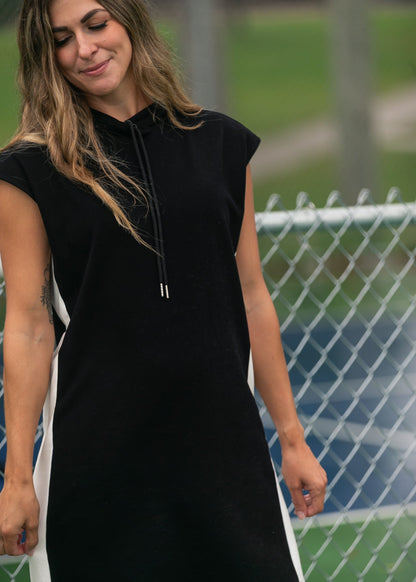 Asher Hooded Sweatshirt Dress FF Dresses