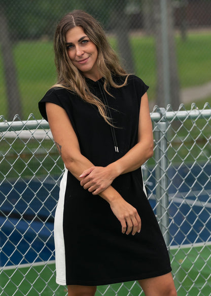Asher Hooded Sweatshirt Dress FF Dresses