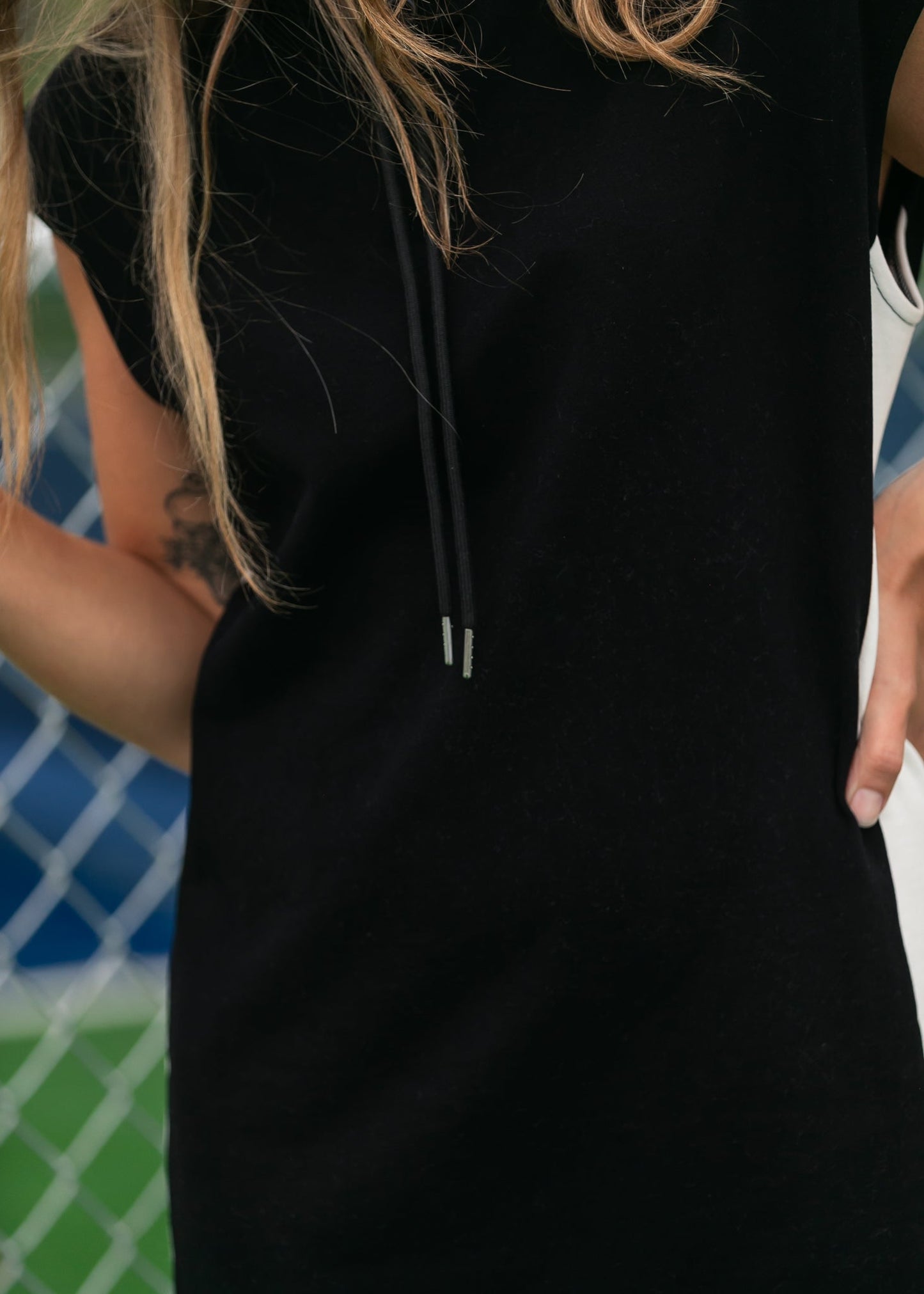 Asher Hooded Sweatshirt Dress FF Dresses