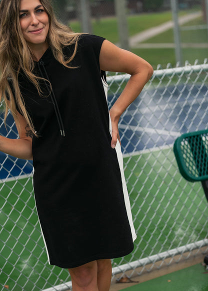 Asher Hooded Sweatshirt Dress FF Dresses
