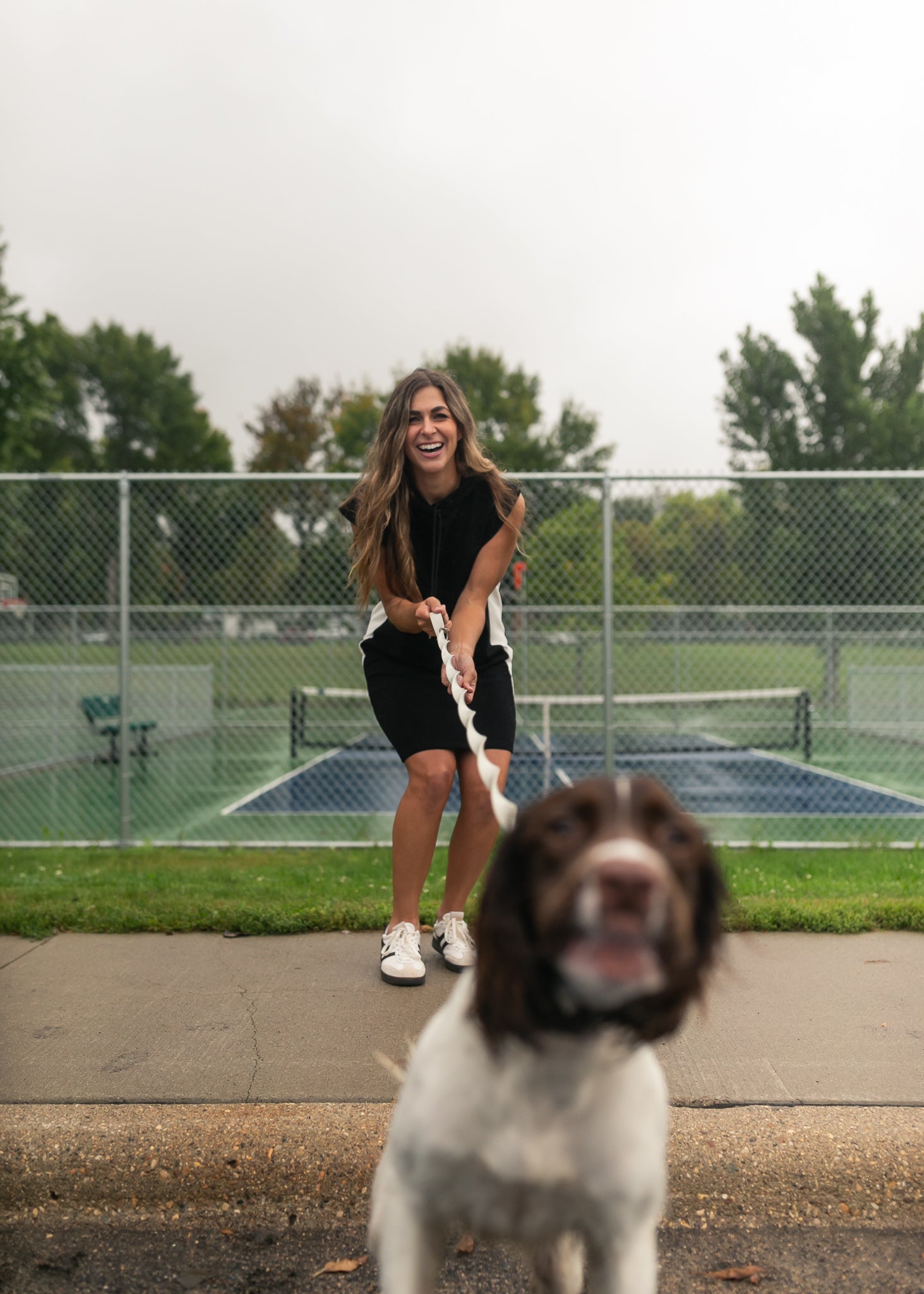 Asher Hooded Sweatshirt Dress FF Dresses