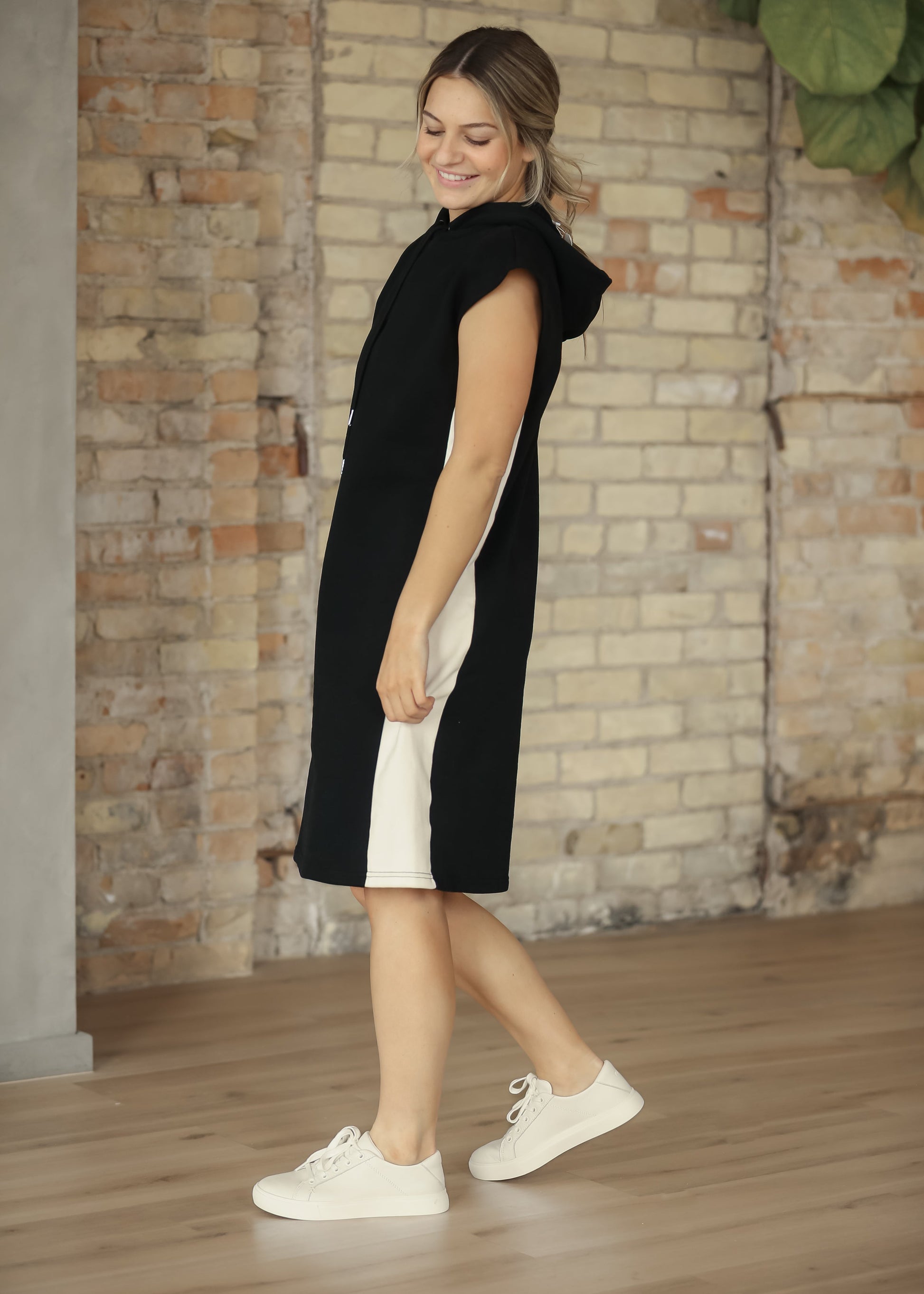 Asher Hooded Sweatshirt Dress FF Dresses