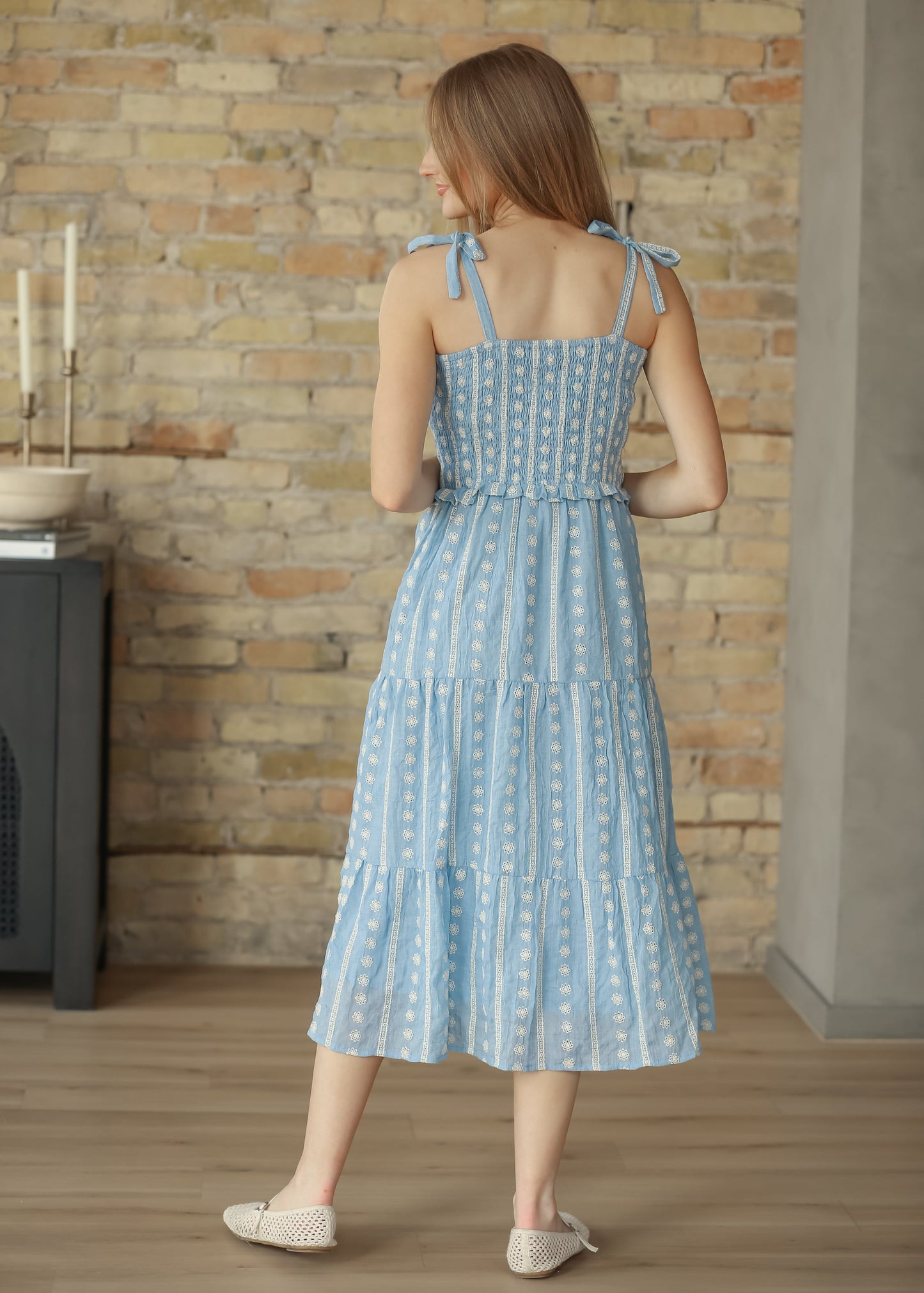Aubriella Lace Trim Maxi Dress IC Dresses
