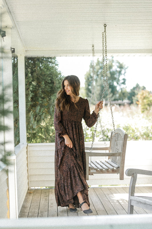 Aurora Smocked Maxi Dress IC Dresses