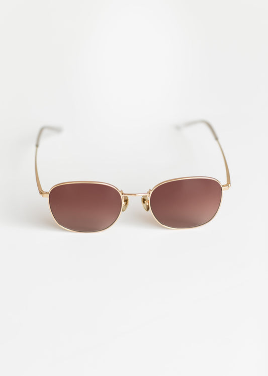 Axel Brushed Gold Gradient Sunglasses Accessories