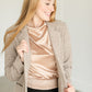 Basha Mockneck Satin Top FF Tops