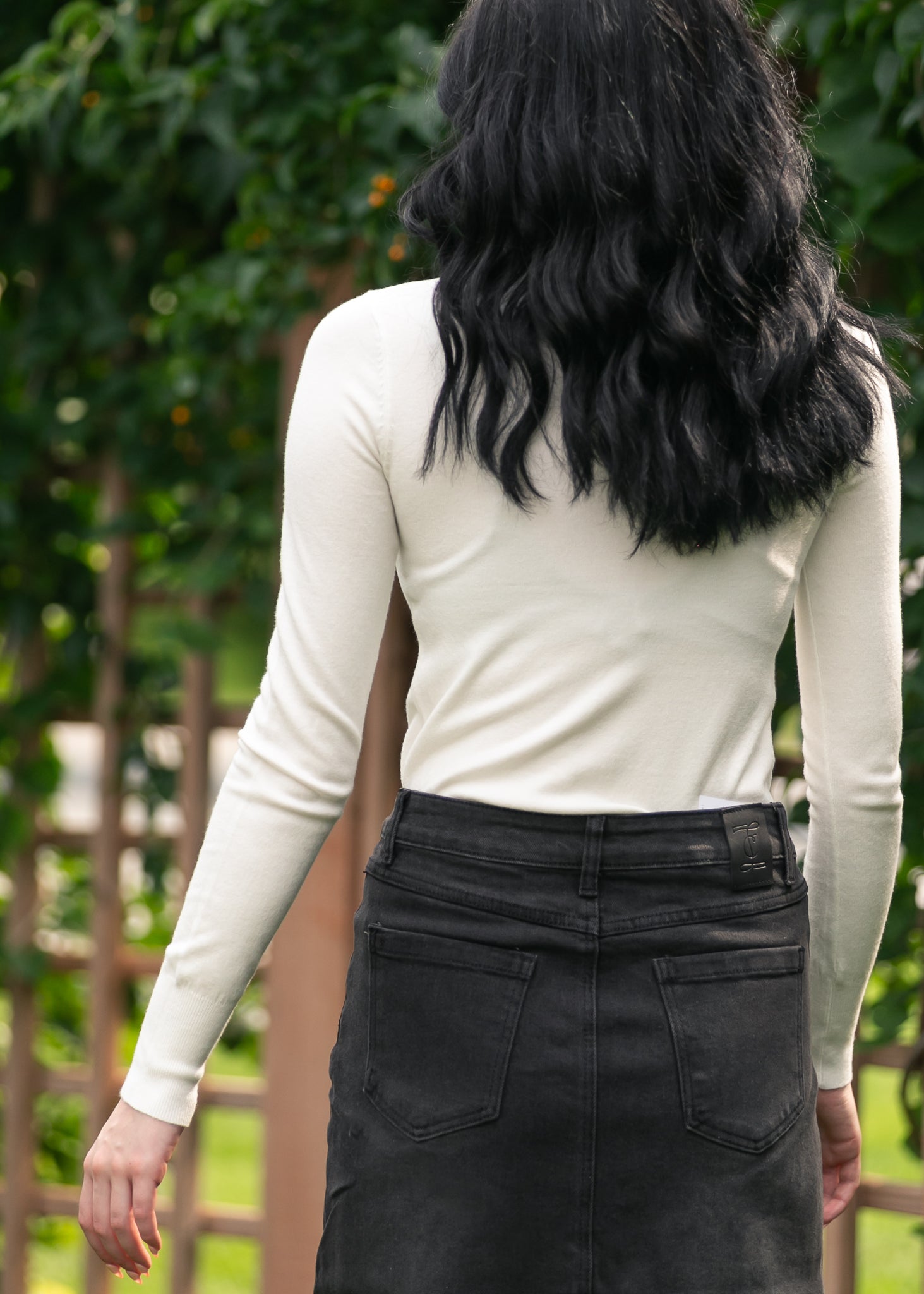 Basic Mock Neck Sweater FF Tops