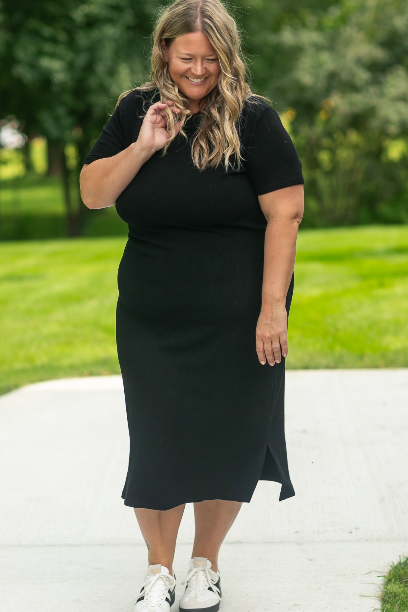 Baylor Ribbed T-Shirt Dress IC Dresses