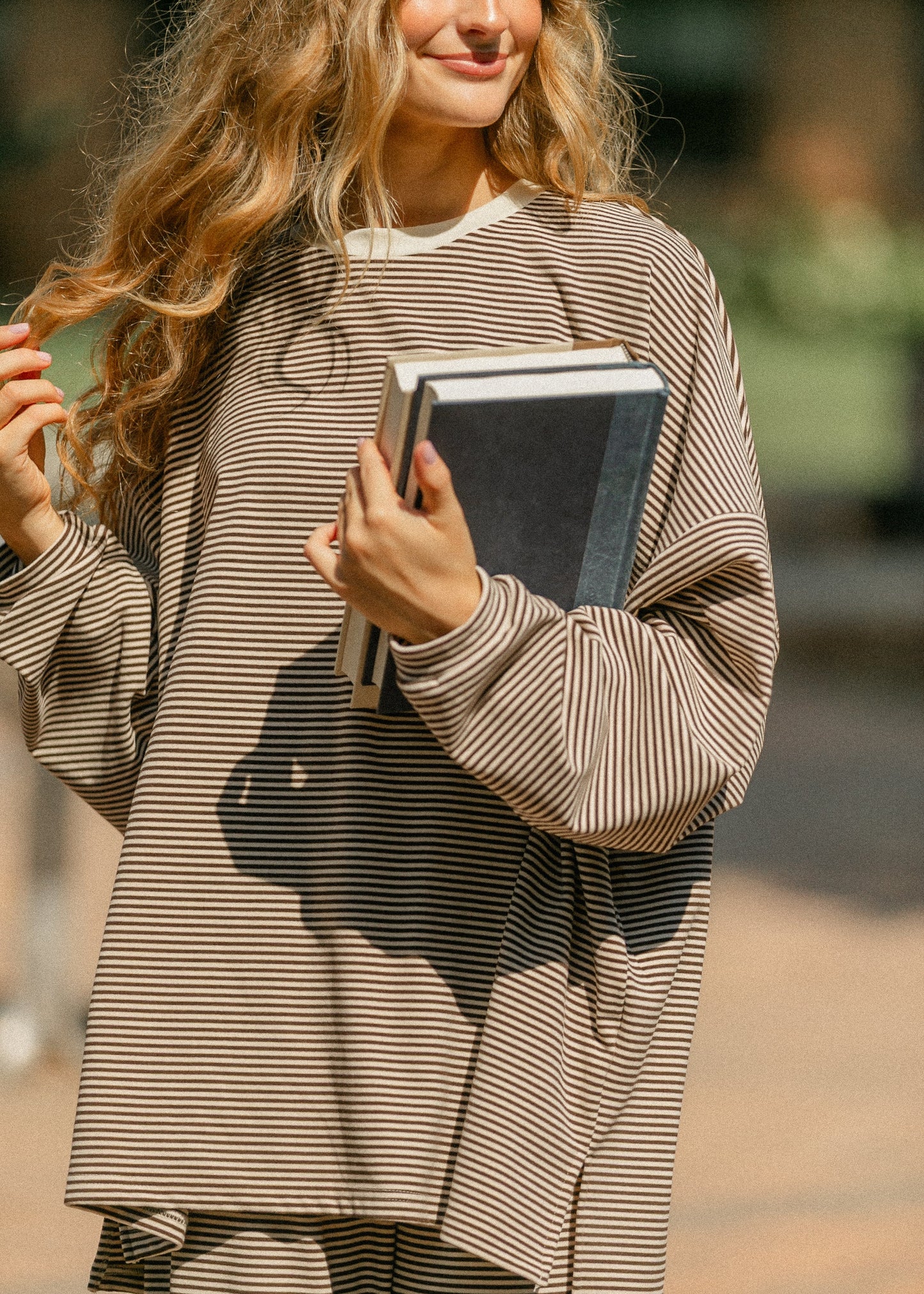 Be At Peace Striped Top FF Tops