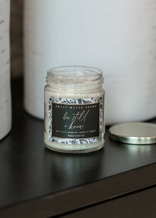 Be Still and Know 9oz Soy Candle FF Home + Lifestyle